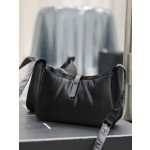 SAINT LAURENT Black Black Button Nylon Model Number: 657228