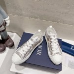 Dior letters, film, lace up casual shoes