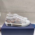 Dior letters, film, lace up casual shoes