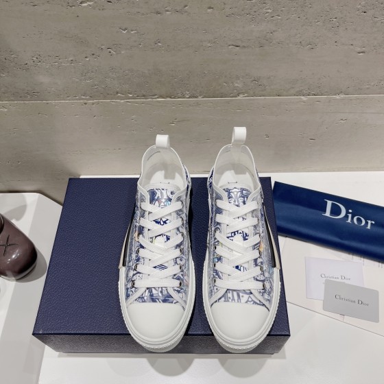 Dior letters, film, lace up casual shoes