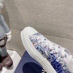 Dior letters, film, lace up casual shoes