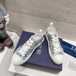 Dior letters, film, lace up casual shoes