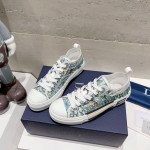 Dior letters, film, lace up casual shoes