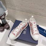 Dior letters, film, lace up casual shoes