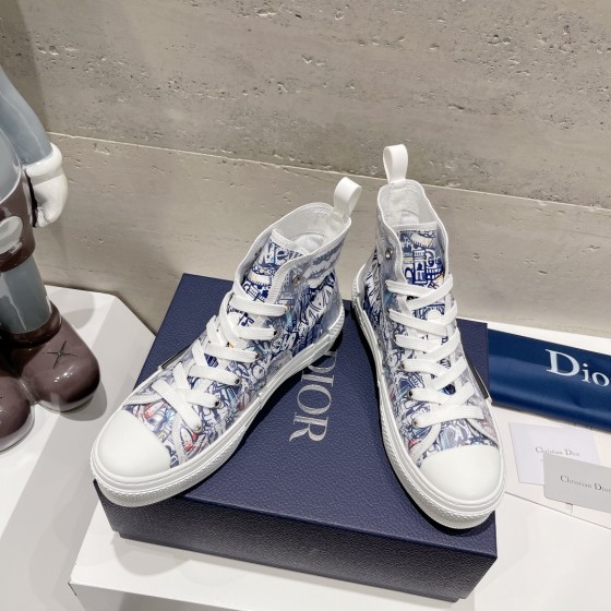 Dior letters, film, lace up casual shoes