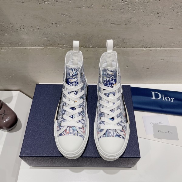 Dior letters, film, lace up casual shoes