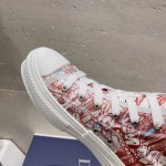 Dior letters, film, lace up casual shoes