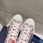 Dior letters, film, lace up casual shoes