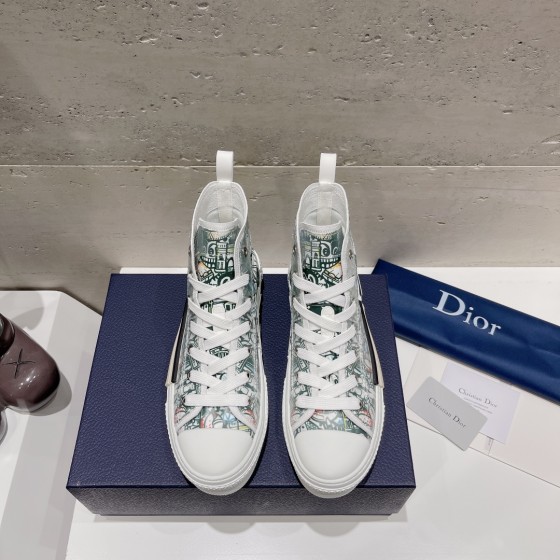 Dior letters, film, lace up casual shoes