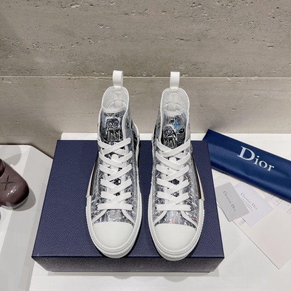 Dior letters, film, lace up casual shoes