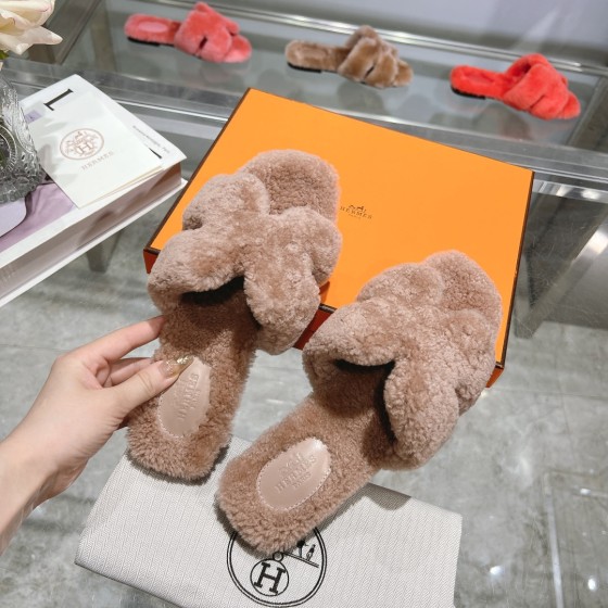 Hermes Teddy Wool H-Trailer