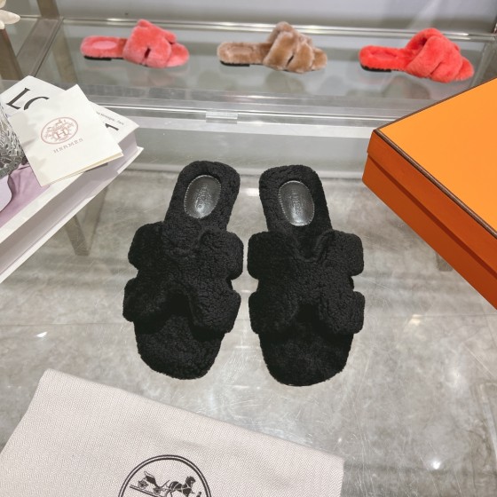 Hermes Teddy Wool H-Trailer