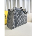 FENDI Peekaboo X-Tote handbag embroidered Tote model number: 1819