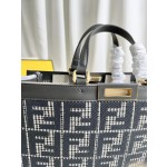 FENDI Peekaboo X-Tote handbag embroidered Tote model number: 1819