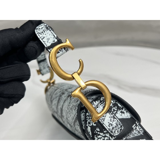 Dior 928 Paris Map Saddle Bag