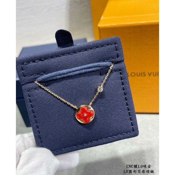 Louis Vuitton Round Fritillaria Necklace