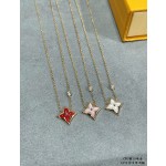 Louis Vuitton Square Fritillaria Necklace