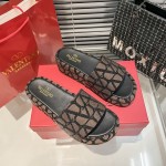 Valentino thick sole slippers