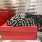 Valentino thick sole slippers