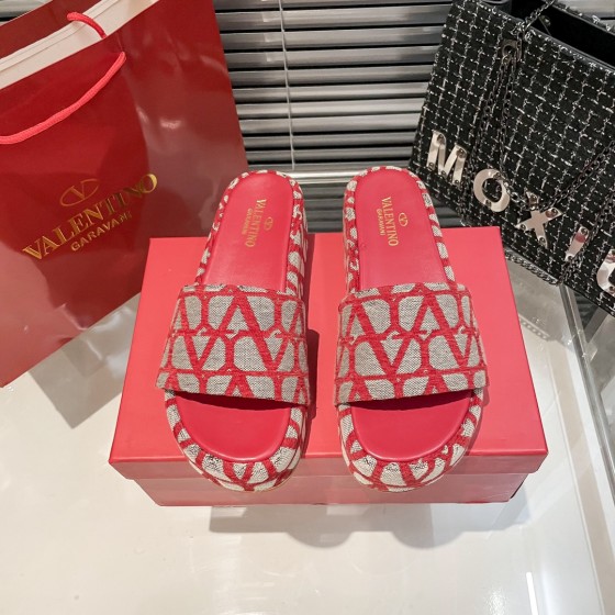 Valentino thick sole slippers