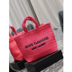 SAINT LAURENT RIVE GAUCHE Lafite woven tote model number: 688864