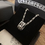 Croix Classic Retro Skeleton Ring Pendant