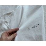 Balenciaga Blur BB Small Letter Printed Round Neck Short Sleeve