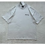 Balenciaga Blur BB Small Letter Printed Round Neck Short Sleeve