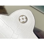 𝐋𝐎𝐔𝐈𝐒𝐕𝐔𝐈𝐓𝐓𝐎𝐍 N94227/M48865 Purple color matching crocodile pattern silver buckle