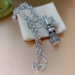 Gucci Double G Classic Beer Bottle Skull Pattern Necklace