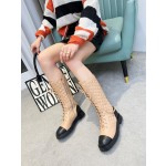 CHANEL's latest side zipper high boots