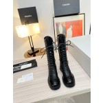 CHANEL's latest side zipper high boots