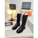 CHANEL's latest side zipper high boots
