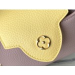 𝐋𝐎𝐔𝐈𝐒𝐕𝐔𝐈𝐓𝐓𝐎𝐍 M20845 Grapefruit Pink Flower Three Piece This Capuchines Mini Handbag