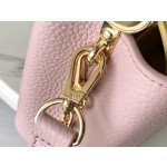 𝐋𝐎𝐔𝐈𝐒𝐕𝐔𝐈𝐓𝐓𝐎𝐍 M20845 Grapefruit Pink Flower Three Piece This Capuchines Mini Handbag