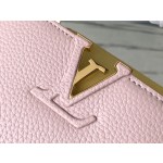 𝐋𝐎𝐔𝐈𝐒𝐕𝐔𝐈𝐓𝐓𝐎𝐍 M20845 Grapefruit Pink Flower Three Piece This Capuchines Mini Handbag