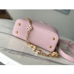 𝐋𝐎𝐔𝐈𝐒𝐕𝐔𝐈𝐓𝐓𝐎𝐍 M20845 Grapefruit Pink Flower Three Piece This Capuchines Mini Handbag