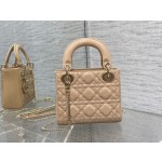 Dior three grid patent leather pink6603