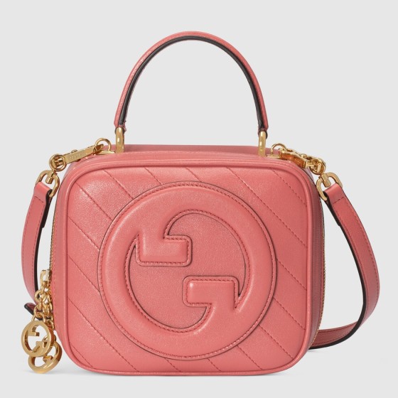 GUCCI circular interlocking double G craftsmanship showcases Blondie series model 744434