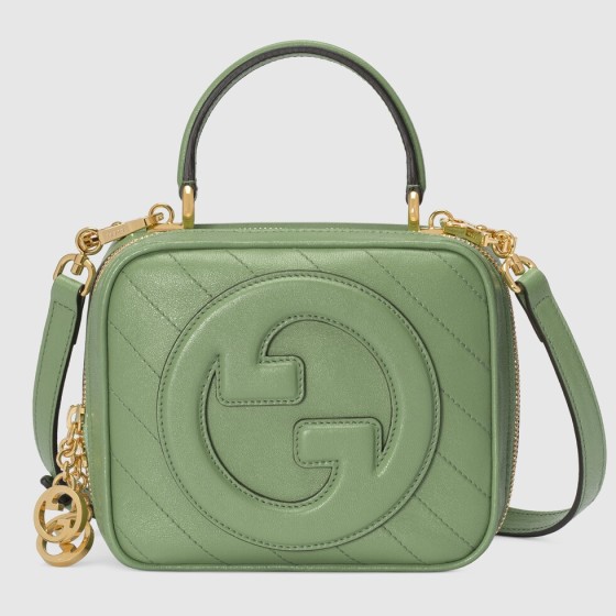 GUCCI circular interlocking double G craftsmanship showcases Blondie series model 744434