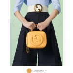 GUCCI circular interlocking double G craftsmanship showcases Blondie series model 744434