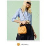 GUCCI circular interlocking double G craftsmanship showcases Blondie series model 744434