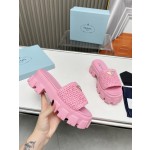 Prada Ultra Hot Thick Sole Sandals