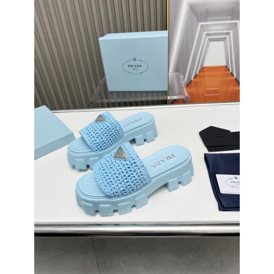 Prada Ultra Hot Thick Sole Sandals