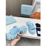 Prada Ultra Hot Thick Sole Sandals