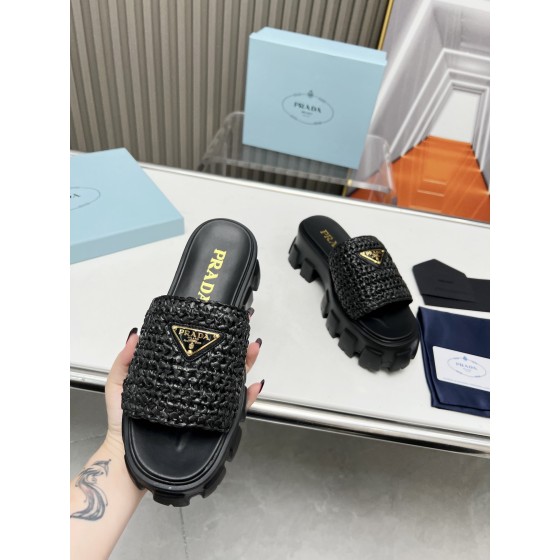 Prada Ultra Hot Thick Sole Sandals