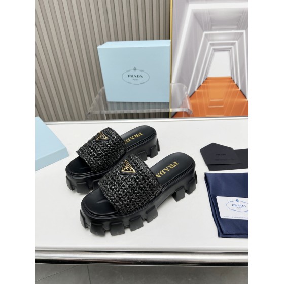 Prada Ultra Hot Thick Sole Sandals