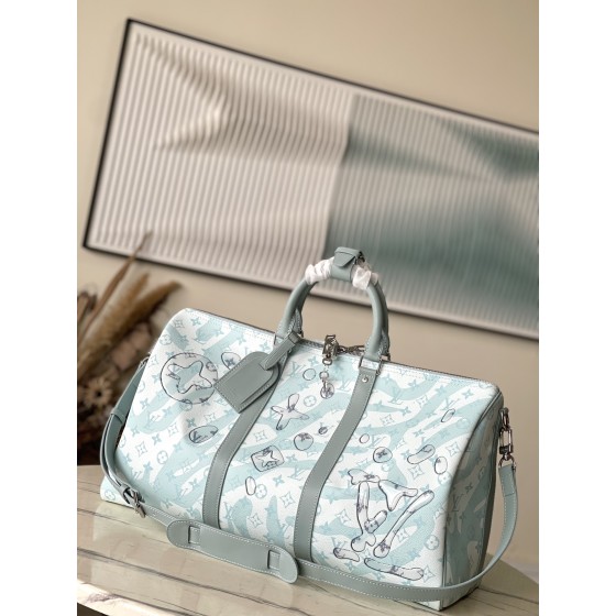 𝐋𝐎𝐔𝐈𝐒𝐕𝐔𝐈𝐓𝐓𝐎𝐍 M22570 This Keepall Bandouli è re 50 travel bag