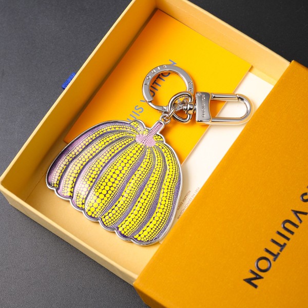 LOUIS VUITTON Kusama Yazuki Pumpkin Keychain Pendant