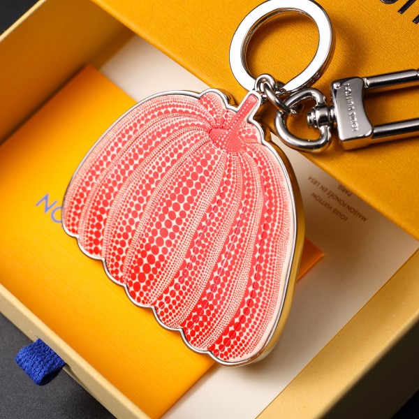 LOUIS VUITTON Kusama Yazuki Pumpkin Keychain Pendant